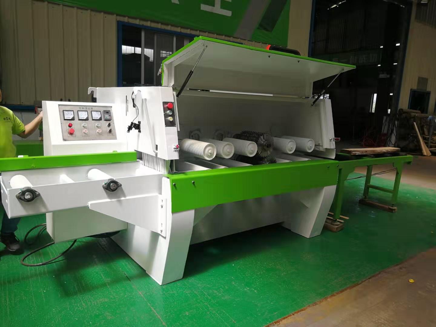 重型方木多片鋸智能調(diào)速，送料順暢,鋸銷均勻、順暢